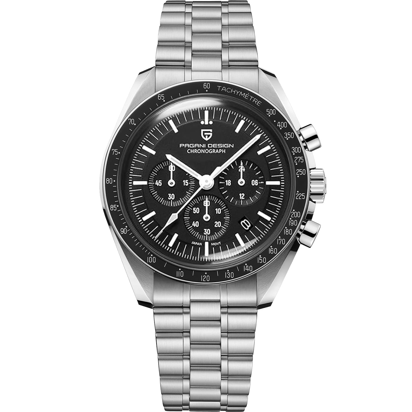 LACZ DENTONPagani Design PD1701V3 Men's Watches Quartz Men Chronograph Stainless Steel Sports Watches for Mens Waterproof Watches Japan VK63 Movement…