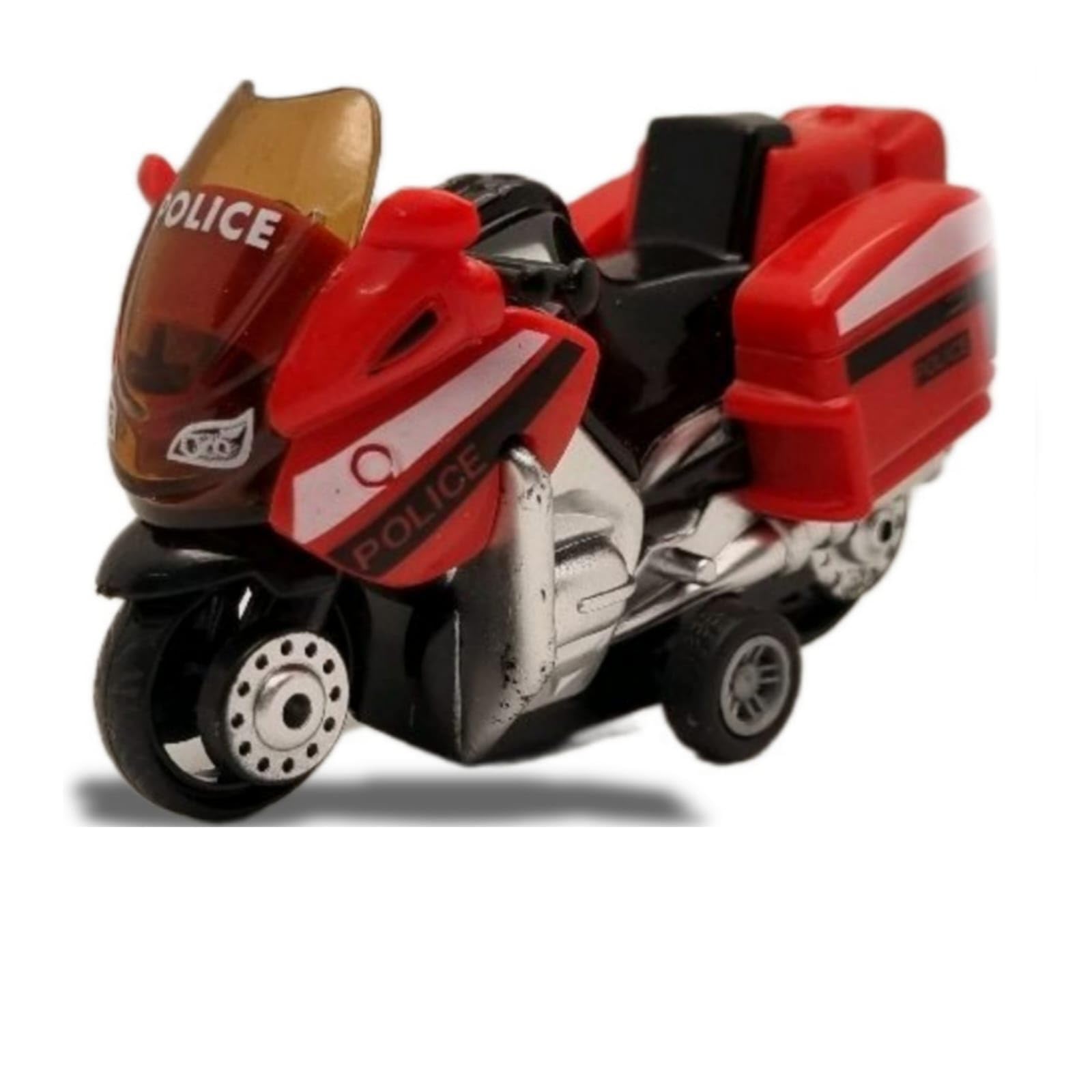 GLOWZADE® Scaled Police 1:32 Push Back Die Cast Metal Bike | Police Model Miniature for Cake as Well Bike Toy (Red) (B0CTY296HX) Amazon Price History, Amazon Price Tracker