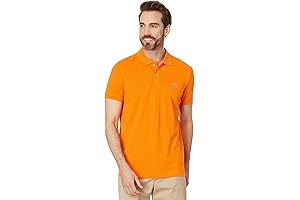 Men's Slim Fit Pique Polo from Polo US Assn