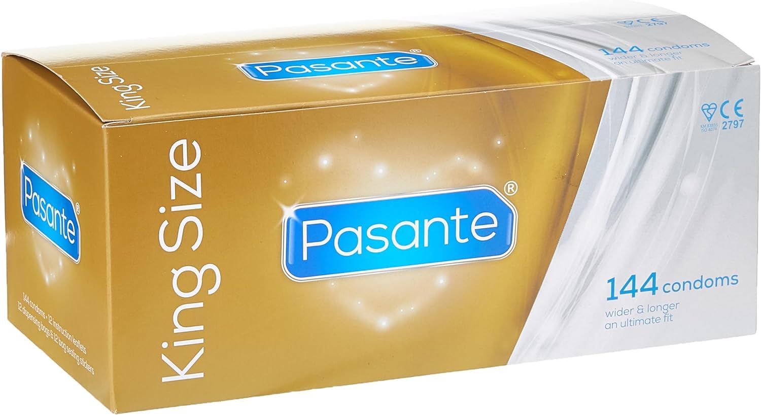 Pasante Préservatifs King Size 144 Pièces