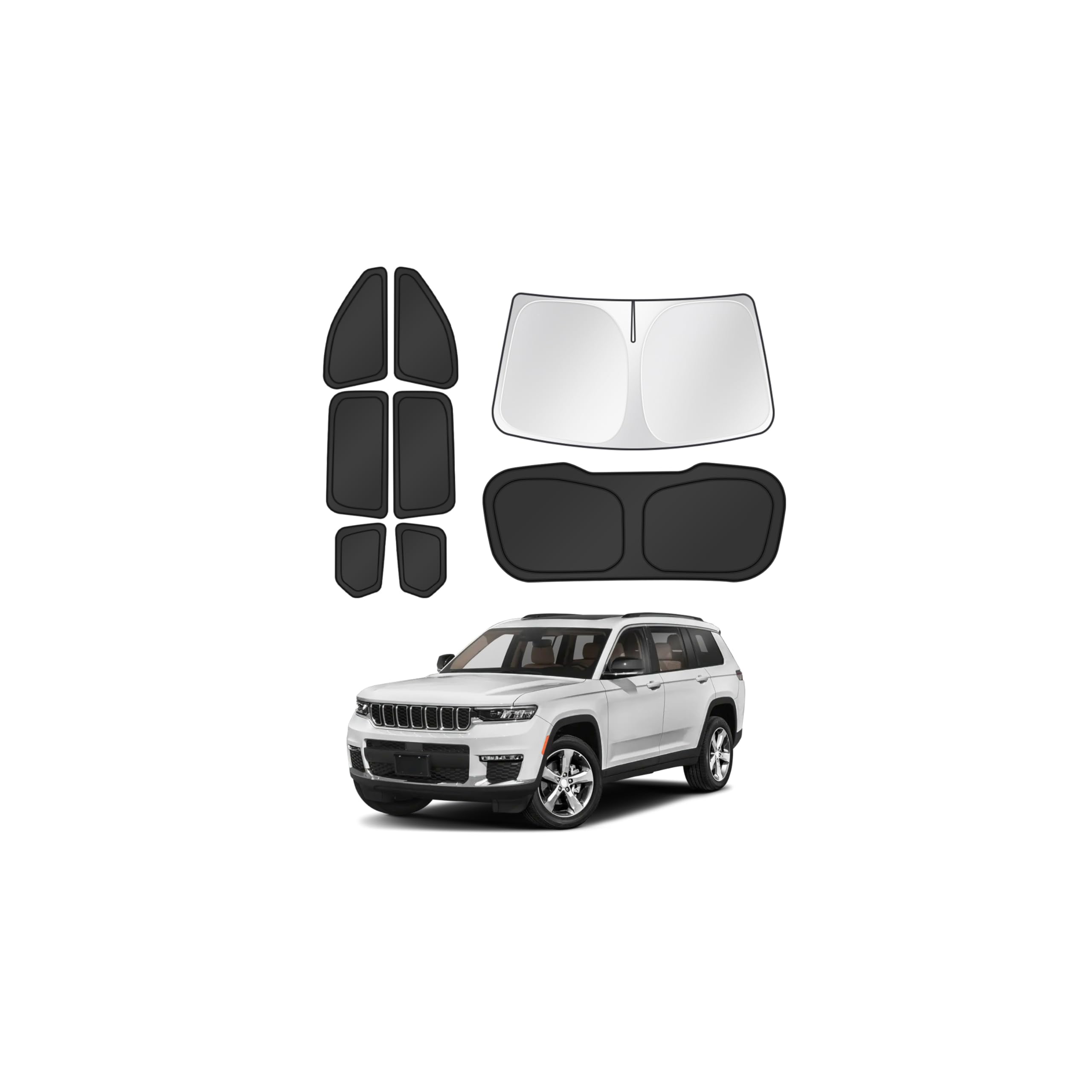 280ShelterEasyPole＆ShelterWINDOWCOVER Amazon.com: Canvcle Window Shades for 2021-2025 2026 Jeep Grand