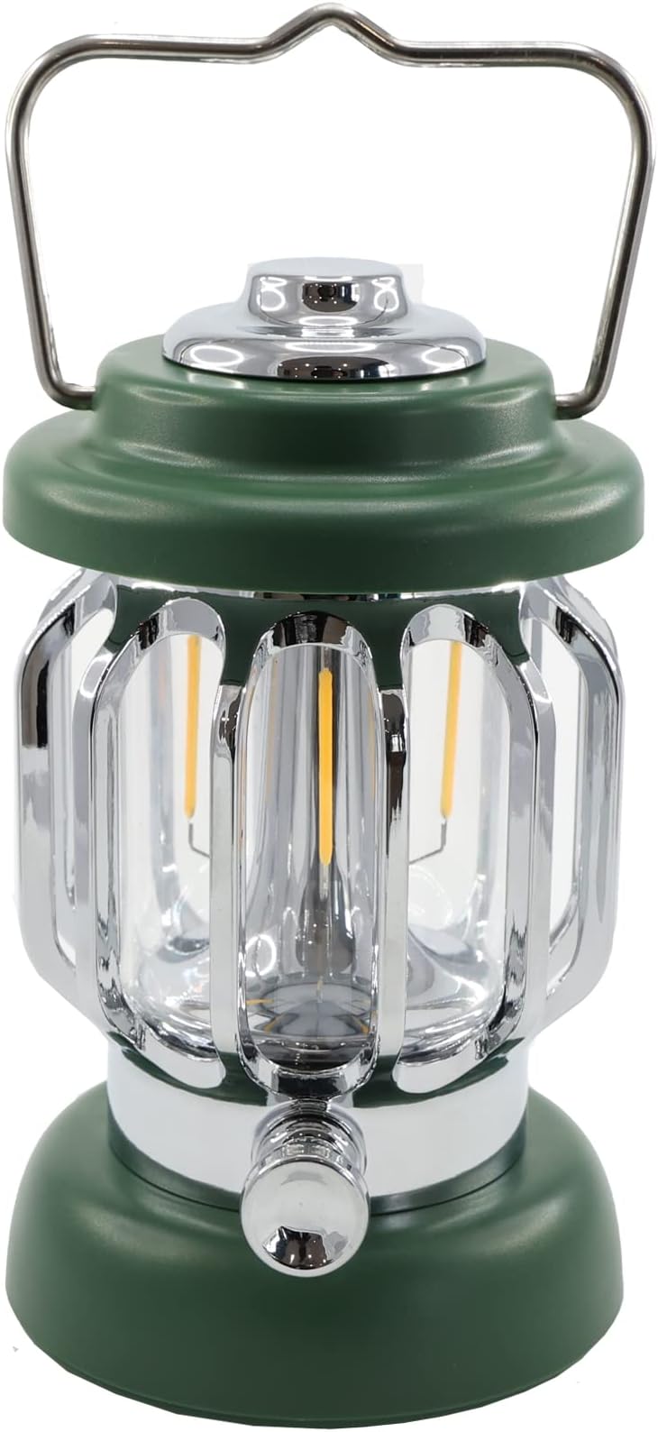 SUNLONGCamping Lantern,Portable Camping Lights,Battery Operated Lanterns for Power Outages,Romantic Atmosphere Lamp for Party,Tents,Hiking (Green)