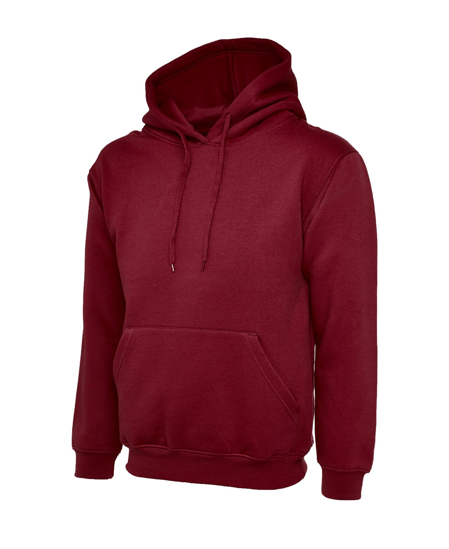 COOZO Unisex Classic Hooded Sweatshirt - Maroon - 6XL