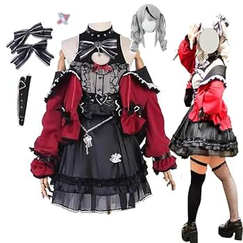 ホロライブ 沙花叉クロヱ コスプレ 衣装 ウィッグ Amazon.co.jp: [PWPCOS]沙花叉クロヱ コスプレ 衣装 Vtuber 新