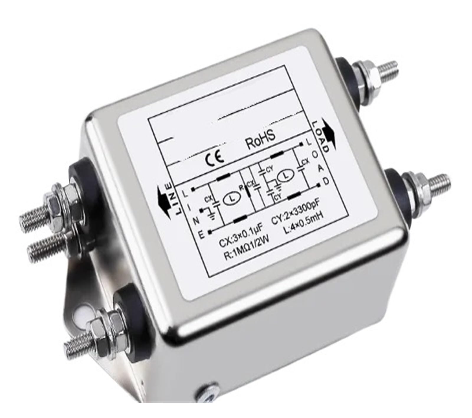 MBPAIHOP CW4L2-20A-S anti-interference AC 220V power filter circuit audio purifier CW4L2