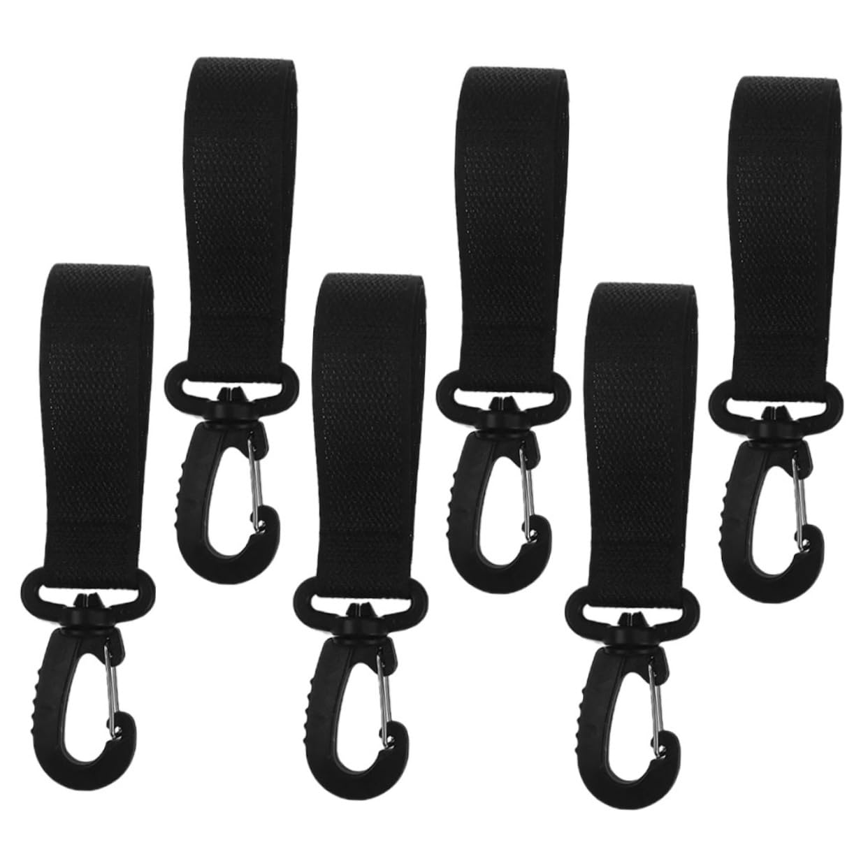 Toddmomy 6 Pack Rotatable Stroller Hooks Diaper Bag Hook for Stroller for Hanging Hangers