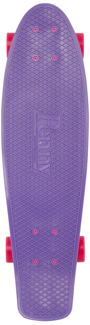 Penny Plastic Nickel Purple / Black / Pink Complete Skateboard Cruiser - 7.5" x 27"