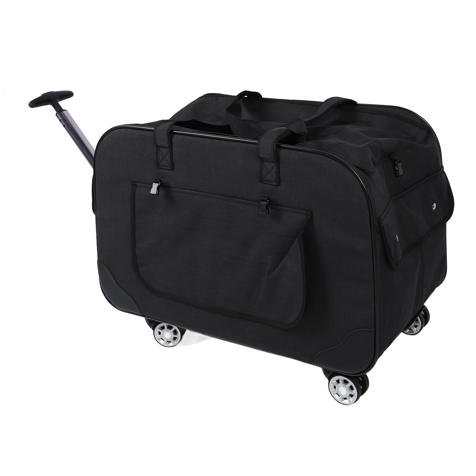 Transporter dla Kota z Kółkami, Składany Transporter Podróżny dla Dużego Psa o Wymiarach 24,4 X 15,3 X 13,7 Cala, Zatwierdzony Przez Linie Lotnicze z Odłączanymi Kółkami Teleskopowy Uchwyt