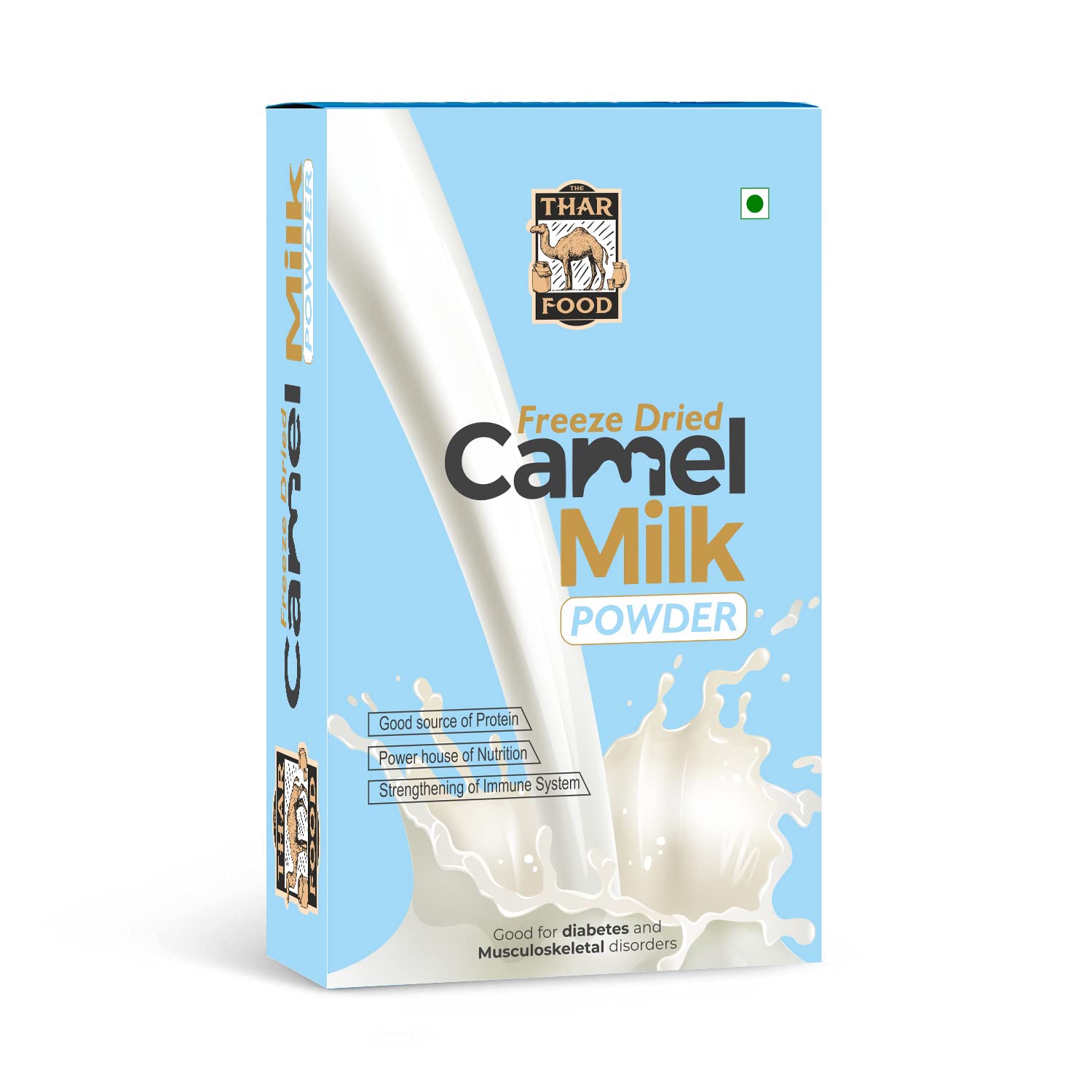 THE THAR FOOD Camel Milk Powder - Camel Milk Powder For Height Growth - Freeze Dried 20gms x5 Pouch | 100 gms (B0BYJS5TBZ) Amazon Price History, Amazon Price Tracker
