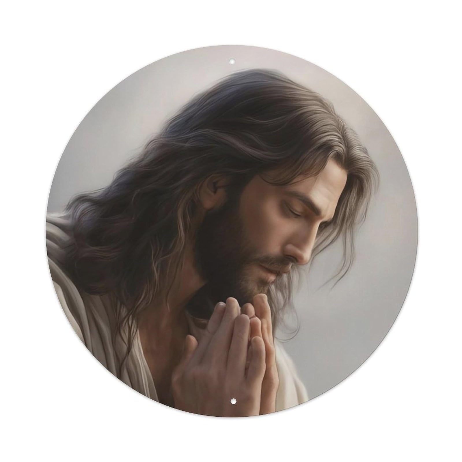 Jesus The Prayer Religious Metal Tin Sign