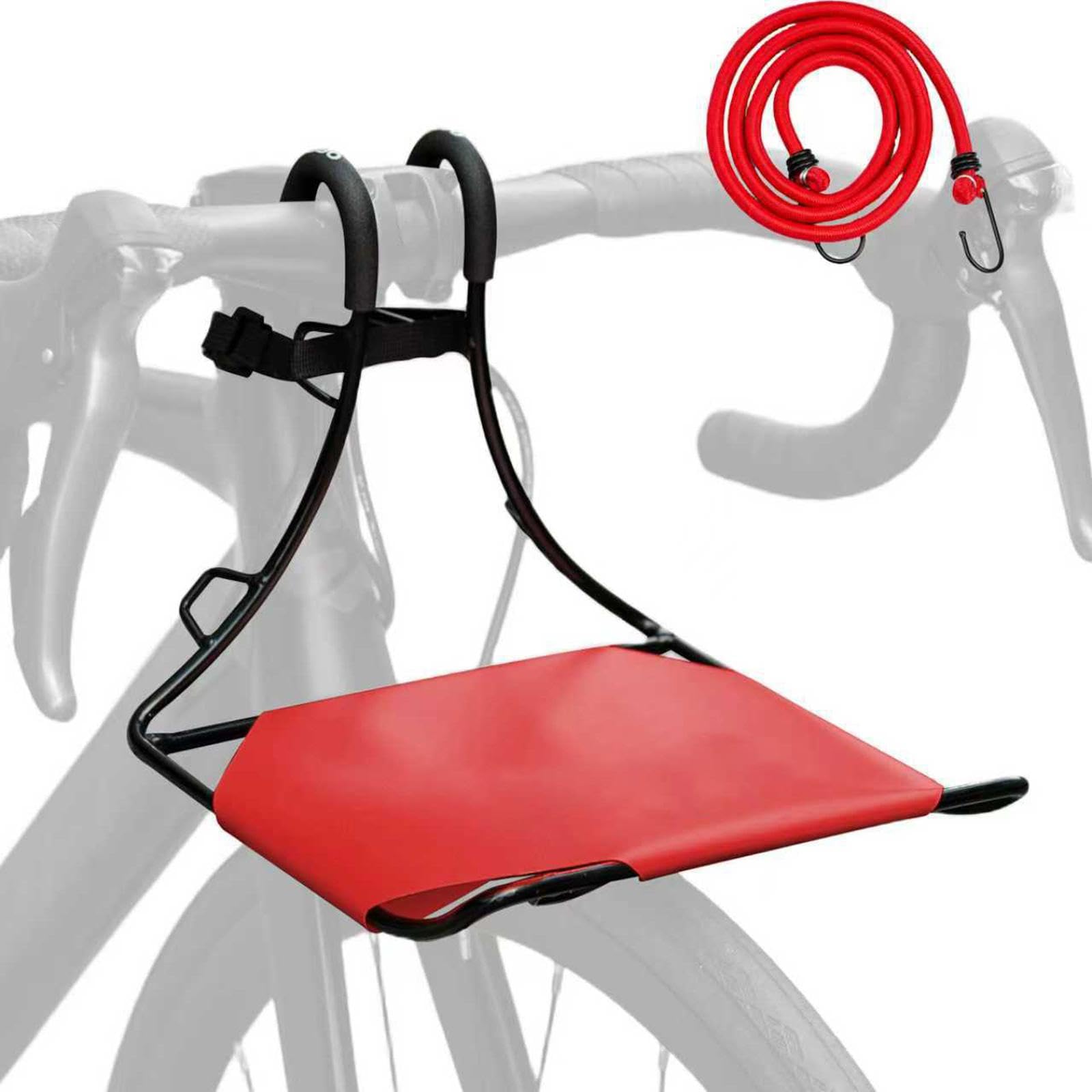 Portapacchi per bicicletta rimovibile, supporto per bicicletta regolabile, portabici per bicicletta, durevole, regolabile