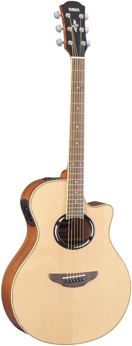 Yamaha APX500III Thinline Cutaway Acoustic-Electric Guitar, Spruce Top, Thin Body, Natural