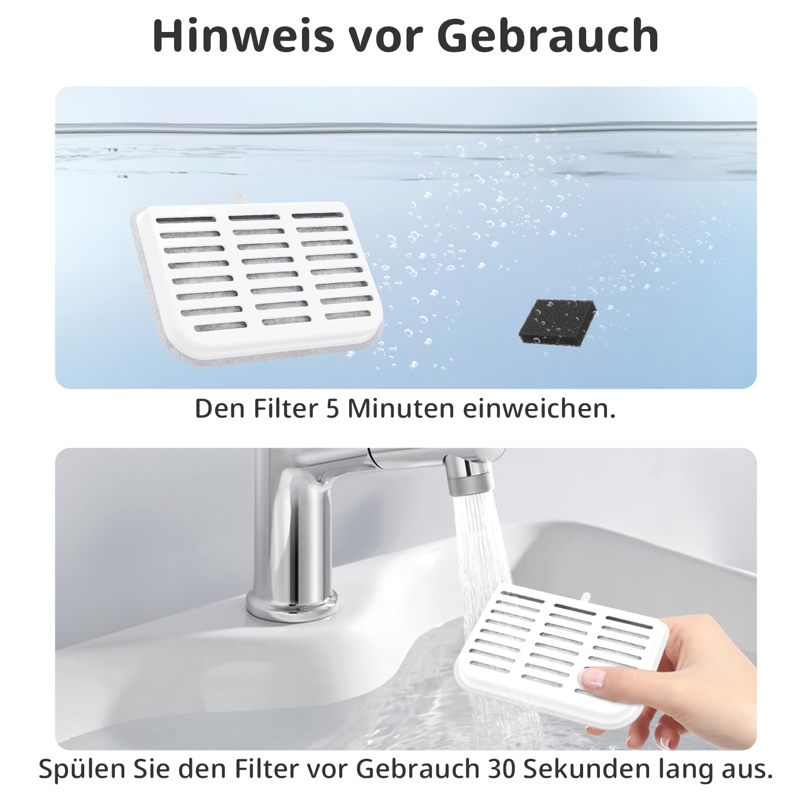 10 filtros para fuente de agua para Eversweet Max Pet Water Fountain