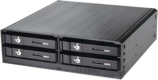 センチュリー 5インチベイ内蔵 2.5"SATA 6G HDD/SSDx4台 搭載可能ラック 『5インチベイにまとめるラック SATA 6G(4台タイプ)』 CMRK-S4S6G