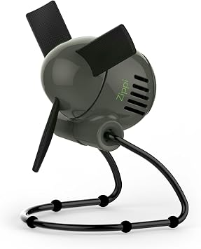 Vornado Zippi Small Personal Fan, Foldable Cooling for Desk, 2 Speed Settings, Soft Nylon Blades, Directable Airflow, Perfect Fan for Office and Bedroom, Multiple Color Options, Graphite Gray