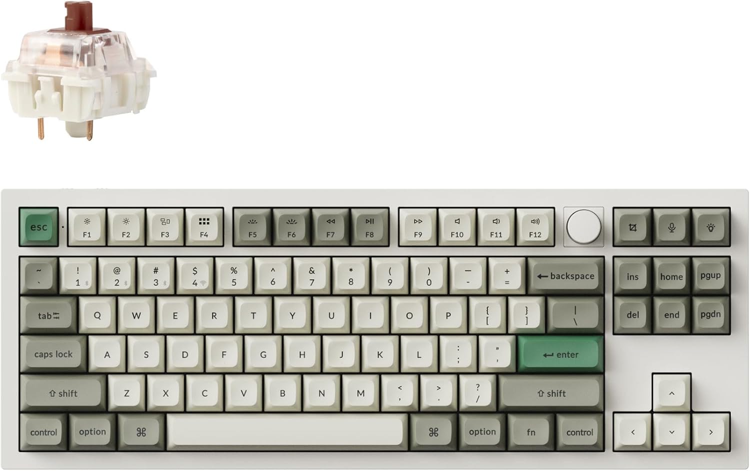 OUSEITECH X EWEADN V99 ゲーミングキーボード 透明 メカニカル 透明