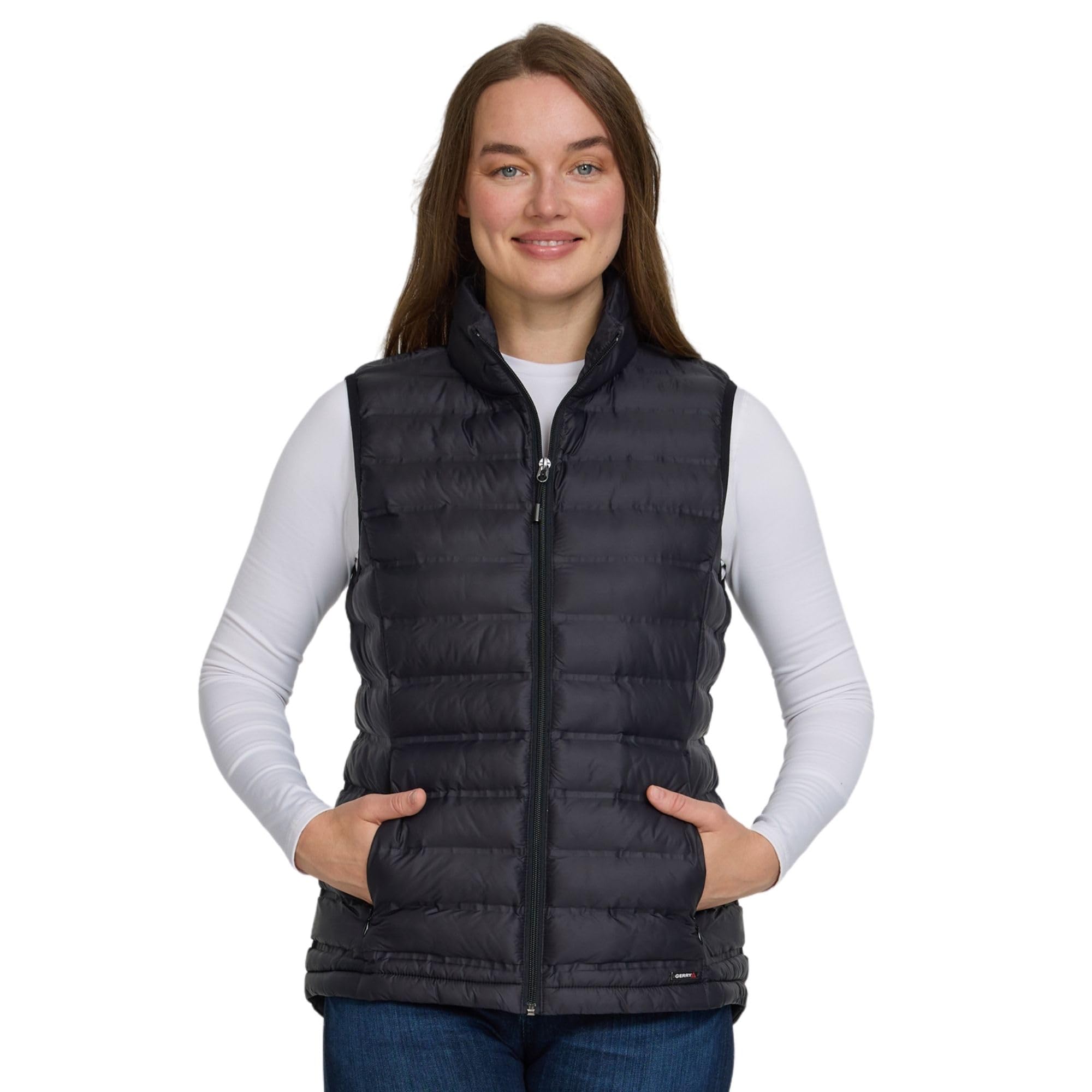 Gerry Puffer Vest Women - Lightweight Quilted Sleeveless Puffy Jacket for Winter and Fall, Warm and Cute Outerwear
