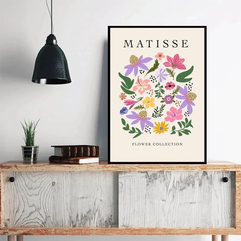 Amazon.co.jp: アンリ・マティス展 ポスターとキャンバス 絵画《花の