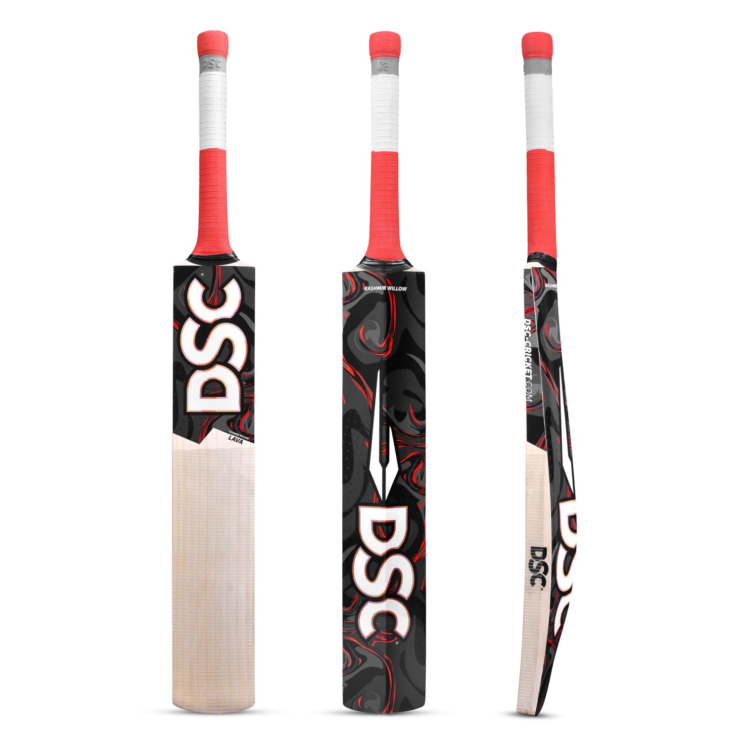 DSC Lava Kashmir Willow Short Handle Cricket Bat, Size - Mens