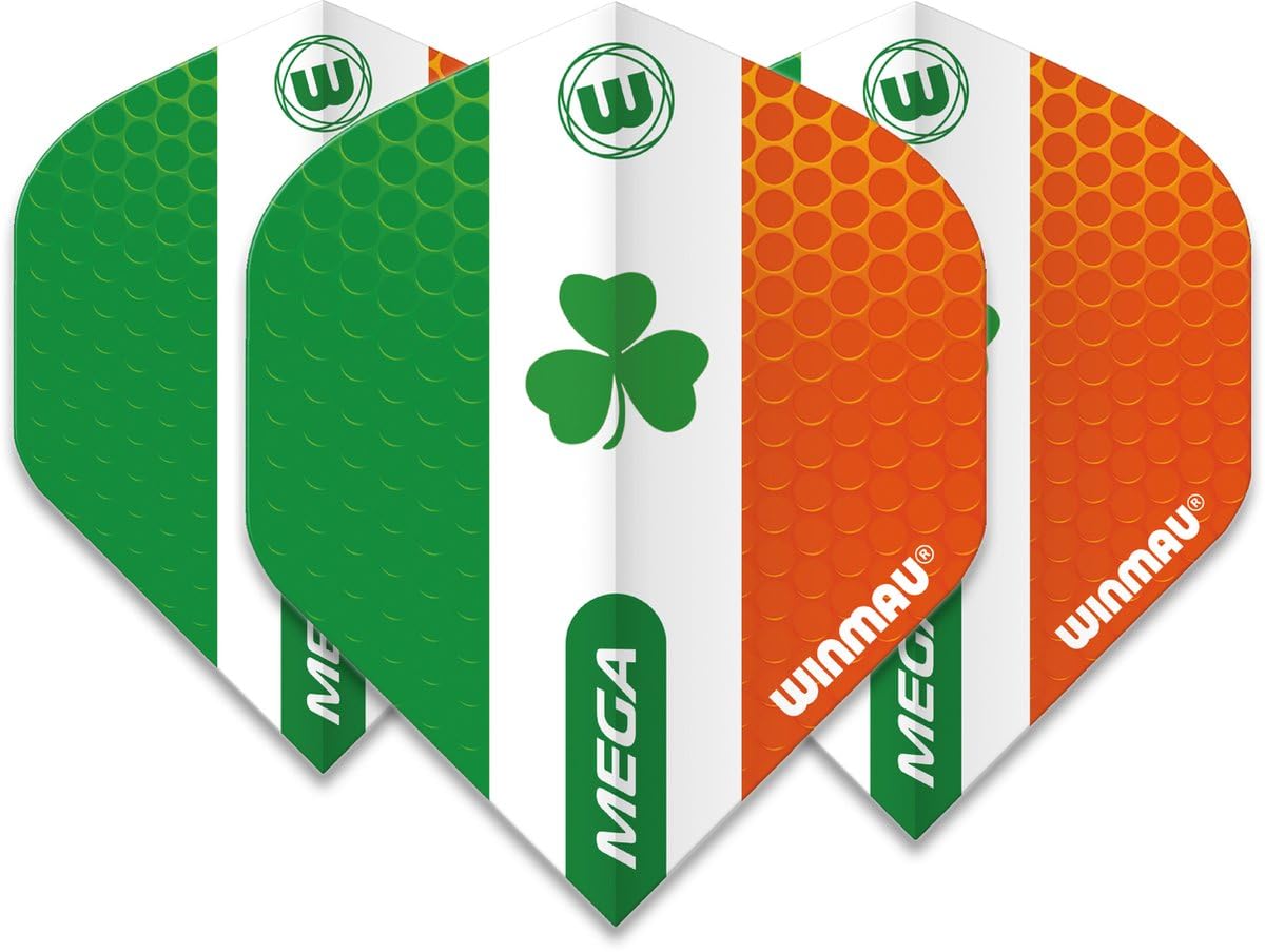 WINMAUDarts Sport Mega Standard Flights Pack of 10