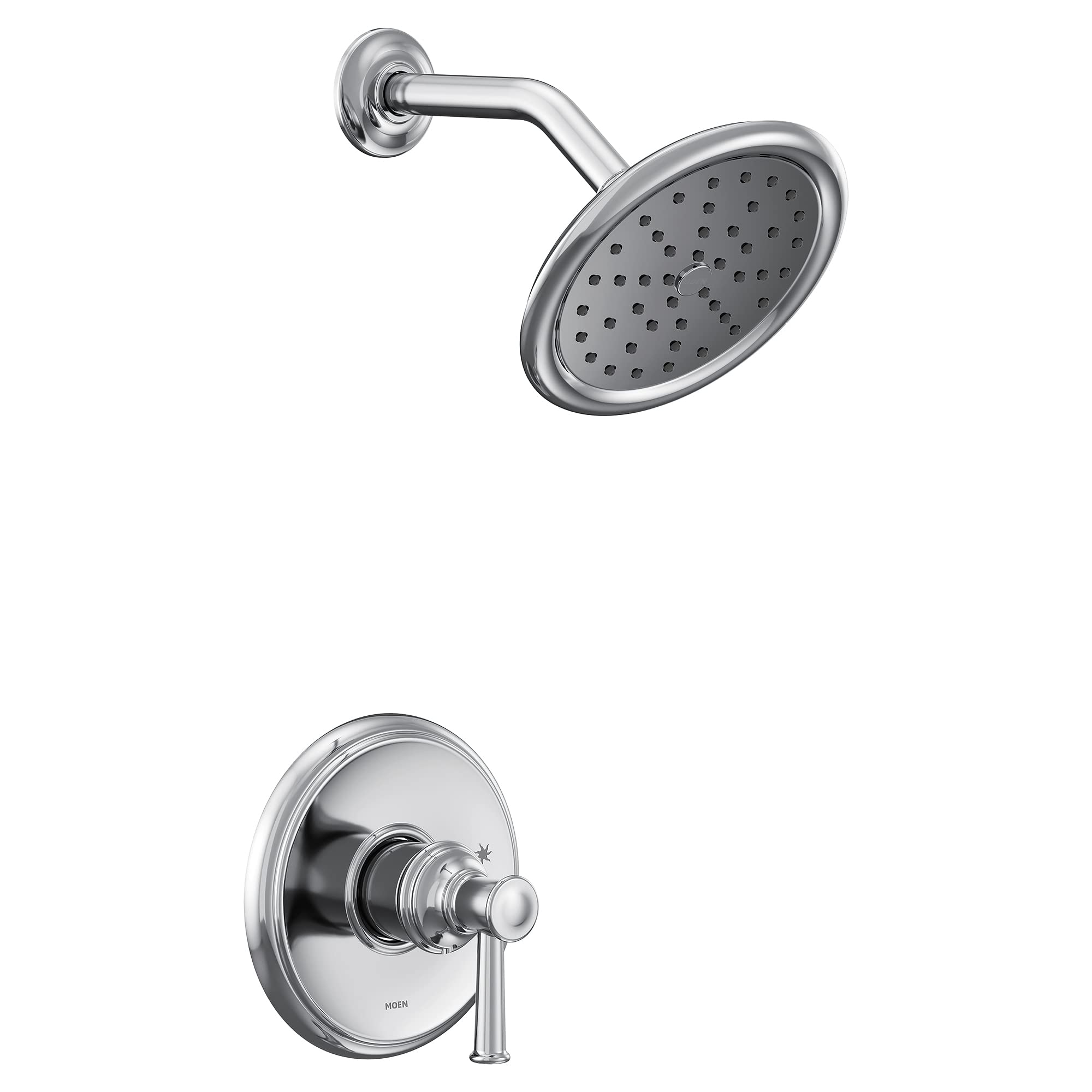 MoenUT2312EP Belfield M-CORE 2-Series 1-Handle Shower Trim Kit, Valve Required, Chrome