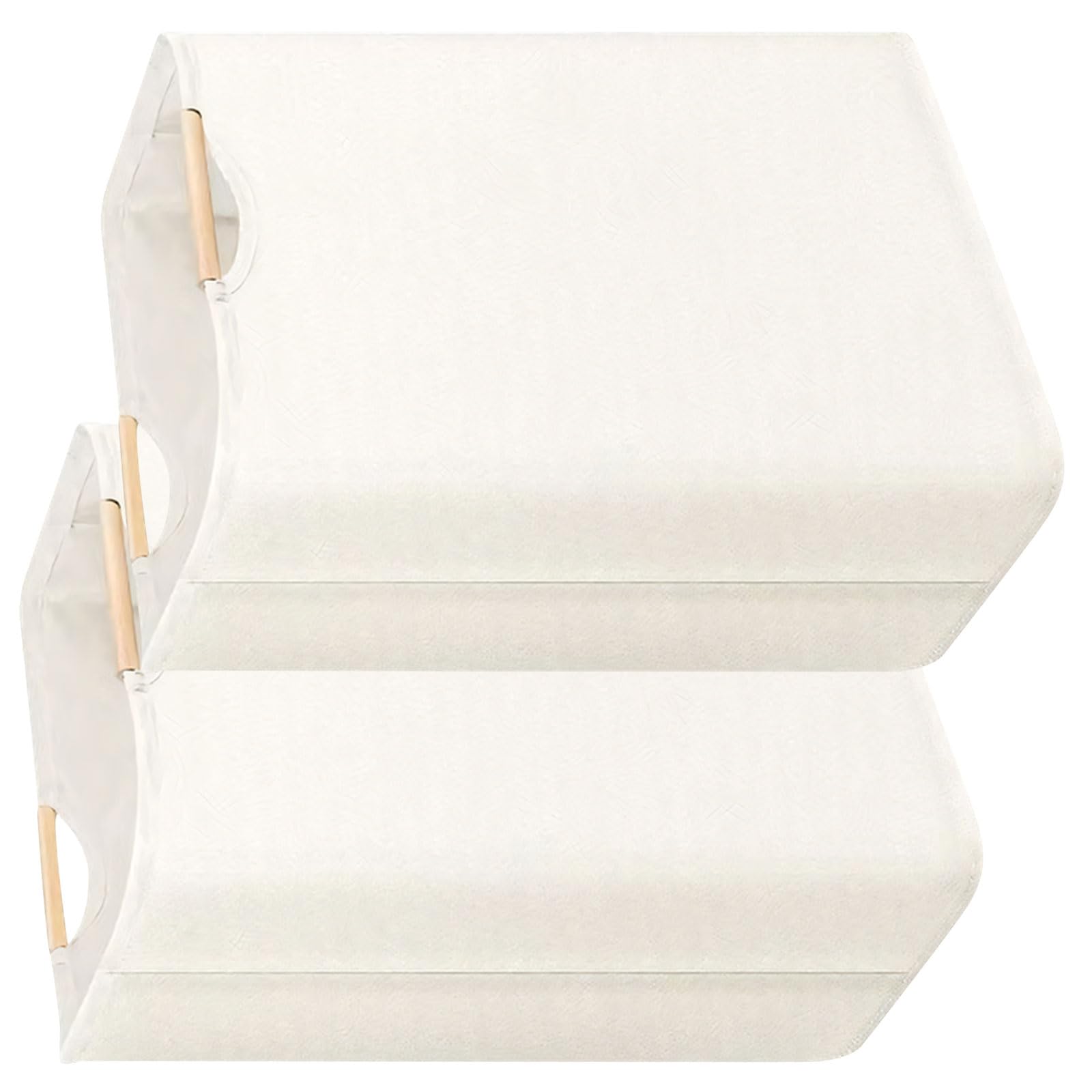 HENYGEN Cotton Linen Dirty Clothes Basket for Household Use with Portable Structure and Generous Capacity Friendly Laundry Hamper