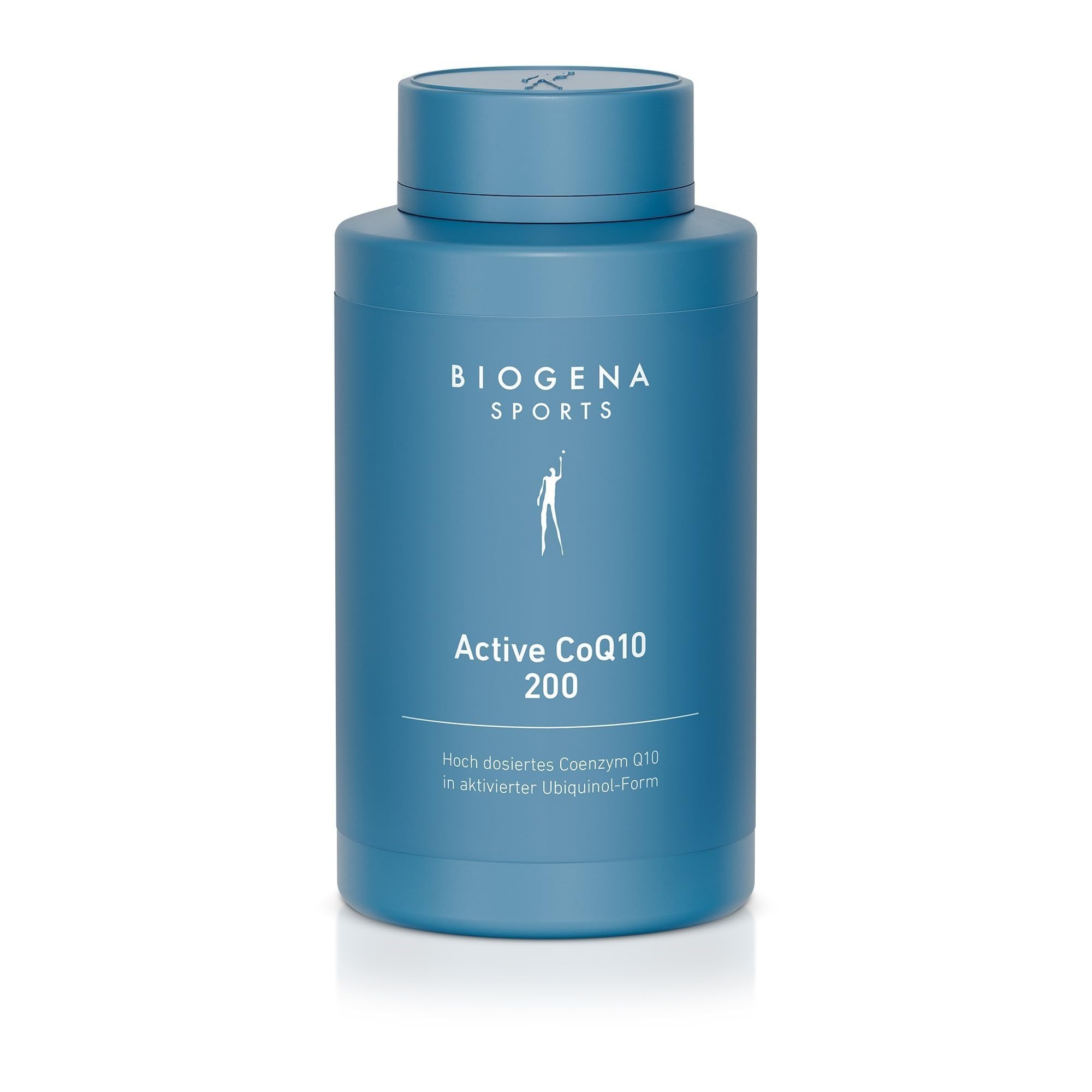 BIOGENA SPORTS Active CoQ10 200 – Coenzym Q10 - Kaneka Ubiquinol 200mg pro Kapsel - vegan - laborgeprüft - Made in Austria – 60 Kapseln