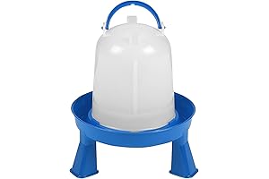 Double-Tuf® Poultry Waterer with Legs: The Durable Elevated Hydration Solution for Chickens and Birds