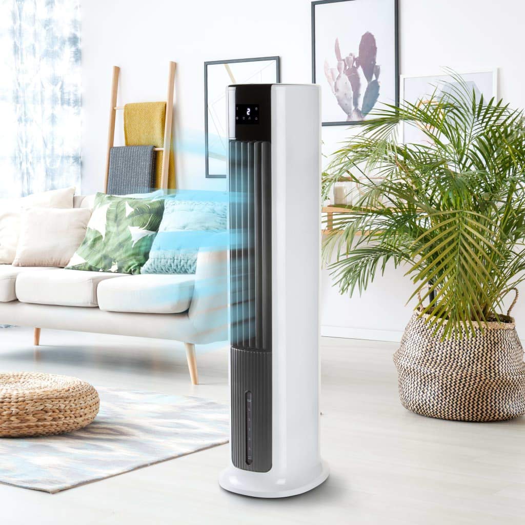 Domo DO157A - Refrigerador de aire con depósito de agua de 7 litros, color blanco