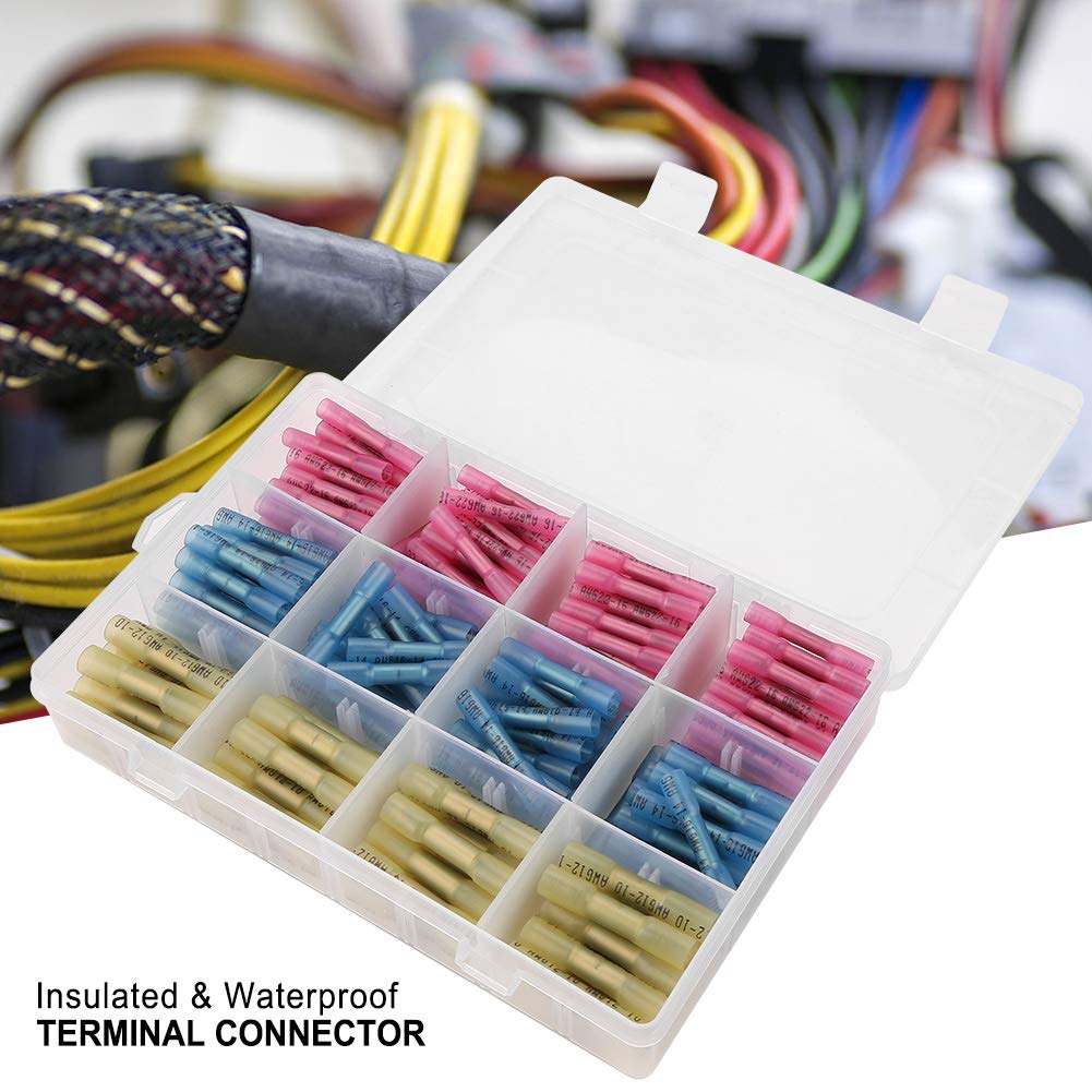 Connettore Elettrico, 150 Pezzi Connettori Termoretraibili Saldanti - Foto 10