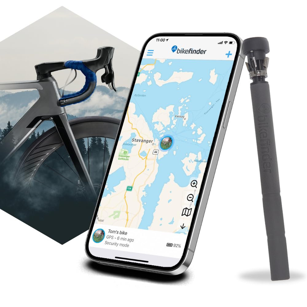 Tracker device for outlet bike