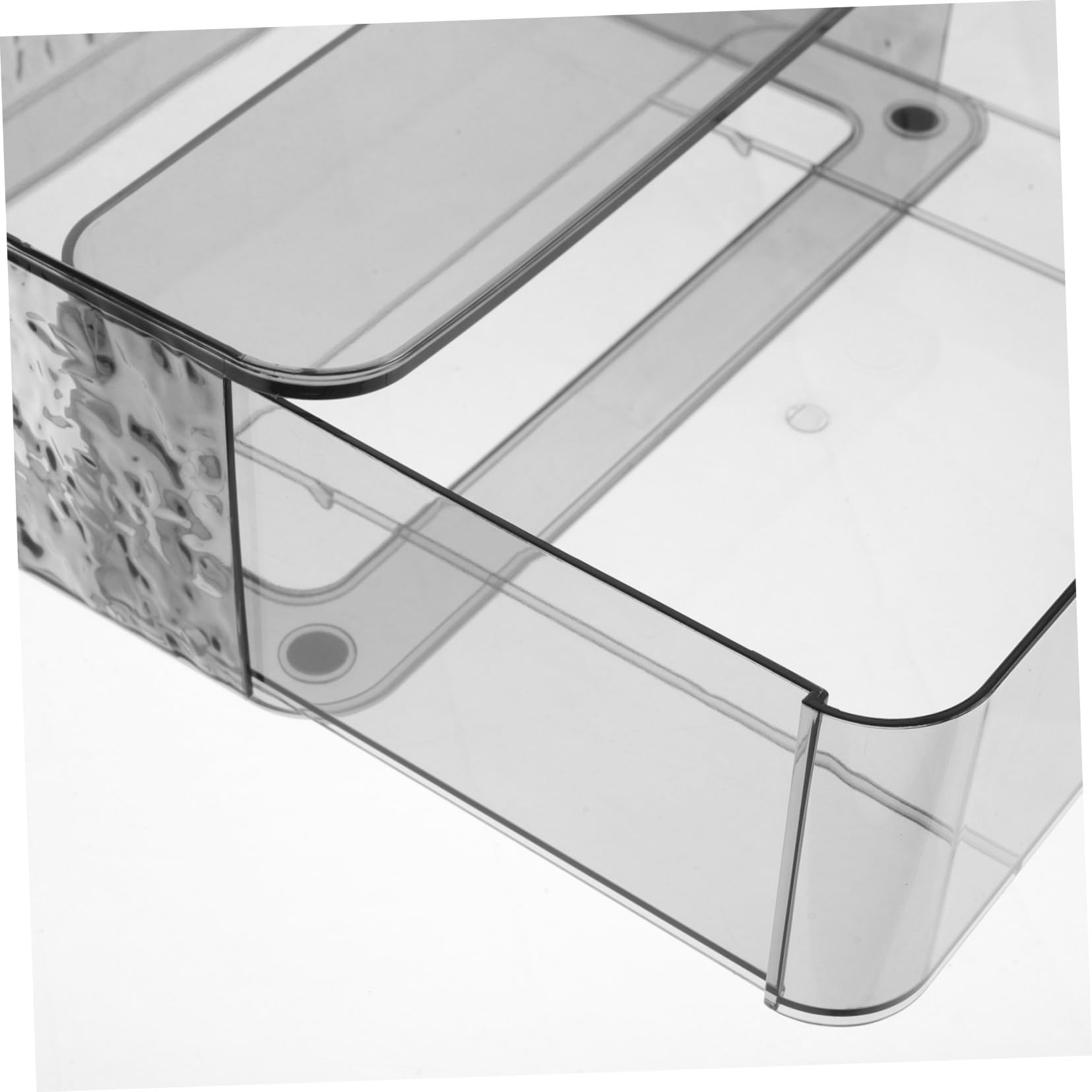 CALLARON Organisateur de Rangement pour Maquillage et Bijoux Plastique Transparent Boîte de Rangement Pratique pour Cosmétiques et Accessoires Design Élégant et Durable