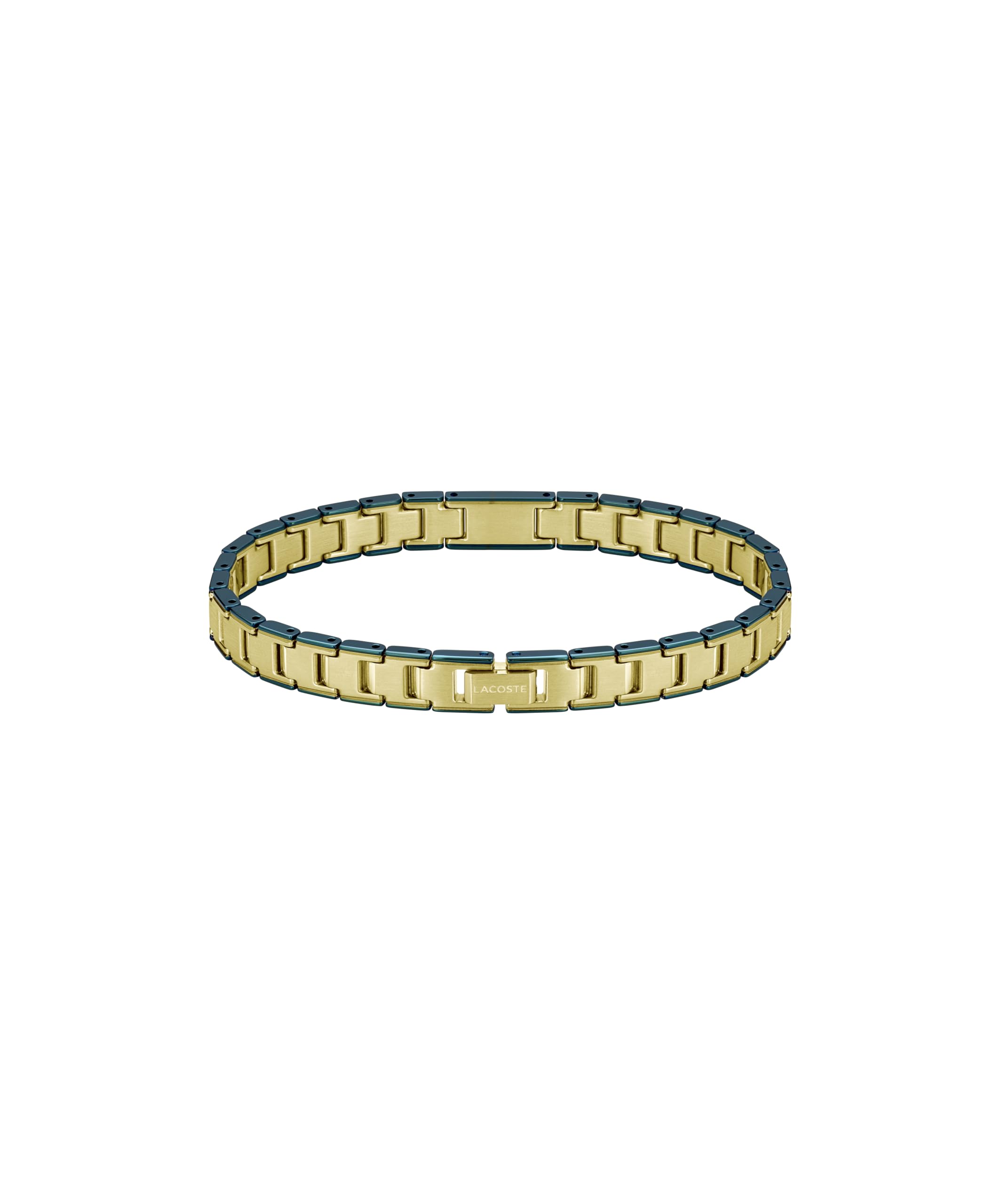 Lacoste Bracelet à Maillons pour Homme Collection METROPOLE EDGE en Acier Inoxydable