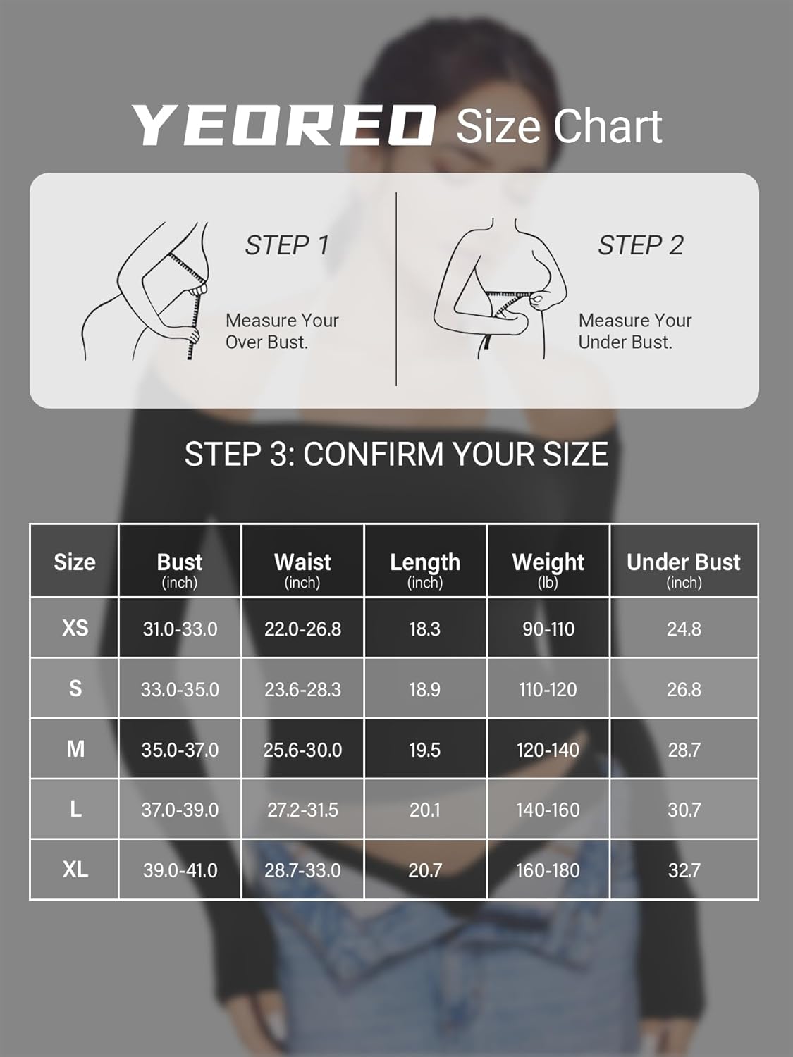 YEOREO Long Sleeve Workout Tops for Women Square Neck Slim Fitted Double Lined Compression Shirt Basic Casual Gym Yoga Tops - Image 6