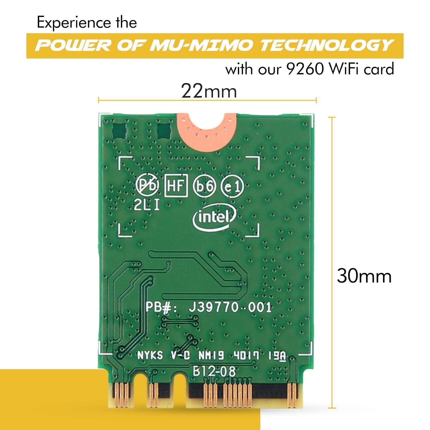 AC9260 Desktop Wi-Fi Kit | PCIe x4 | 1.73 Gbps | Bluetooth 5.1 Support | Wi-Fi 5 Wireless-AC No vPro 9260NGW (AC9260)