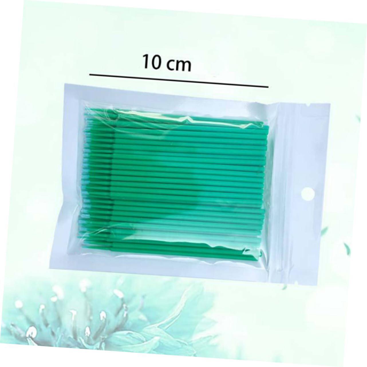 TOVINANNA Micro Applicator Brush for Eyelash Tech 100pcs Disposable Cotton Swabs Lash Brushes Non-linting Sanitary Ideal for Salon or Home