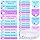 155 pcs Personalized Name Labels for kids school. 100 Iron on labels for clothing and 55 Name tag Stickers. Labels to mark clothes and school supplies. Mod: Fantasy