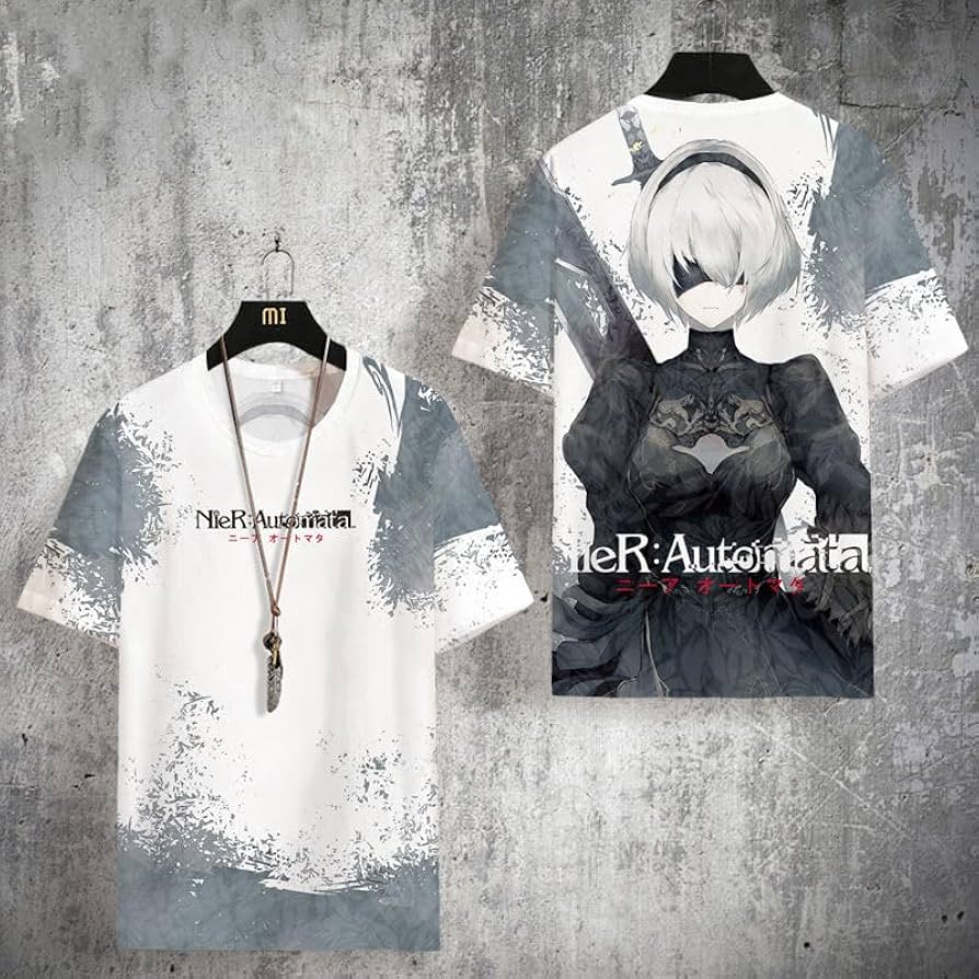 Amazon.co.jp: NieR ニーアオートマタ 2B Tシャツ 半袖 ヨルハ二