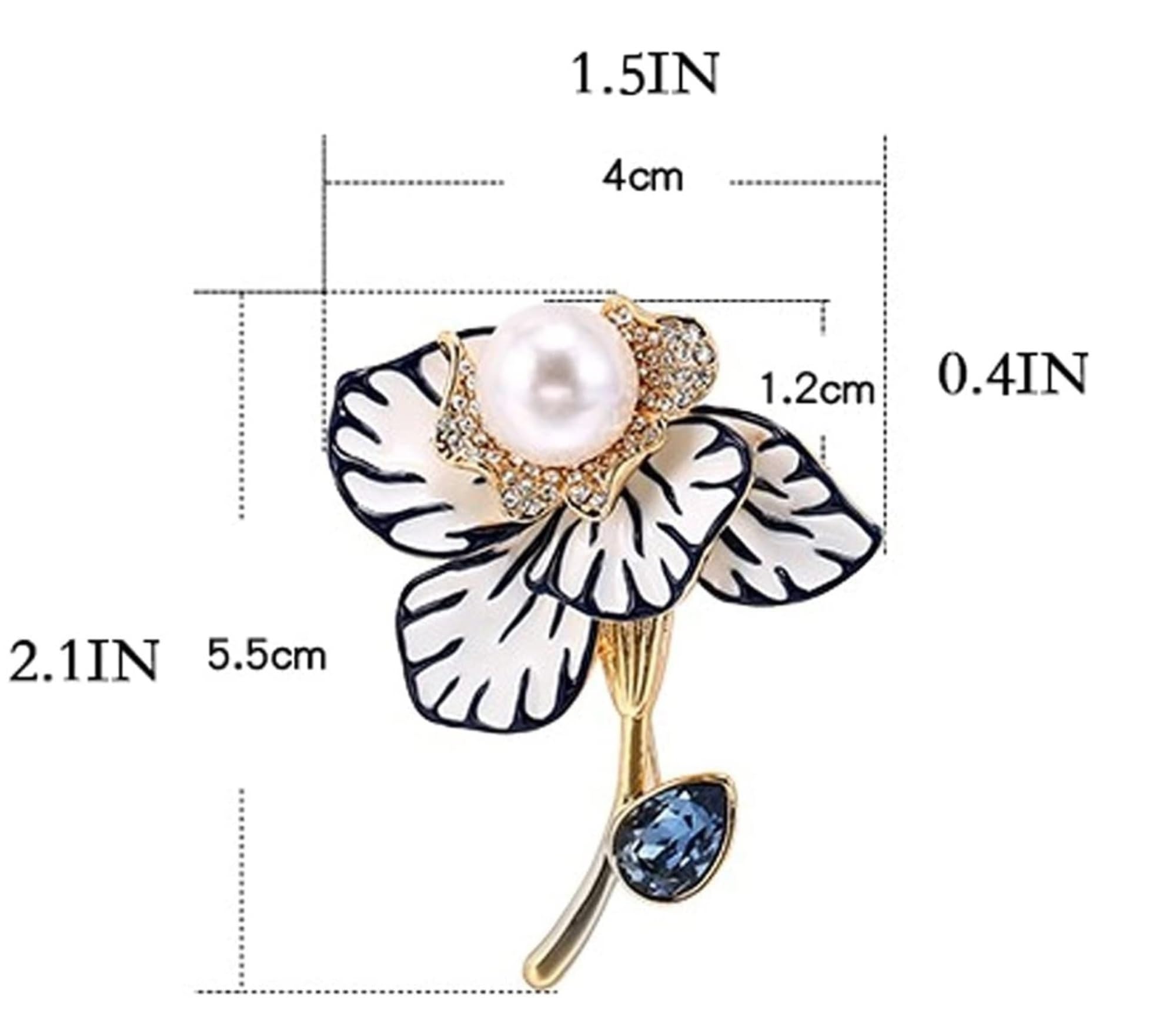 Broschen Brosche Damen Brosche Anstecknadel Damenmode Kristallbrosche Mantel Revers Schal Schal Anstecknadel for Party Hochzeit Bankett Anstecknadel for Frauen Broschennadeln