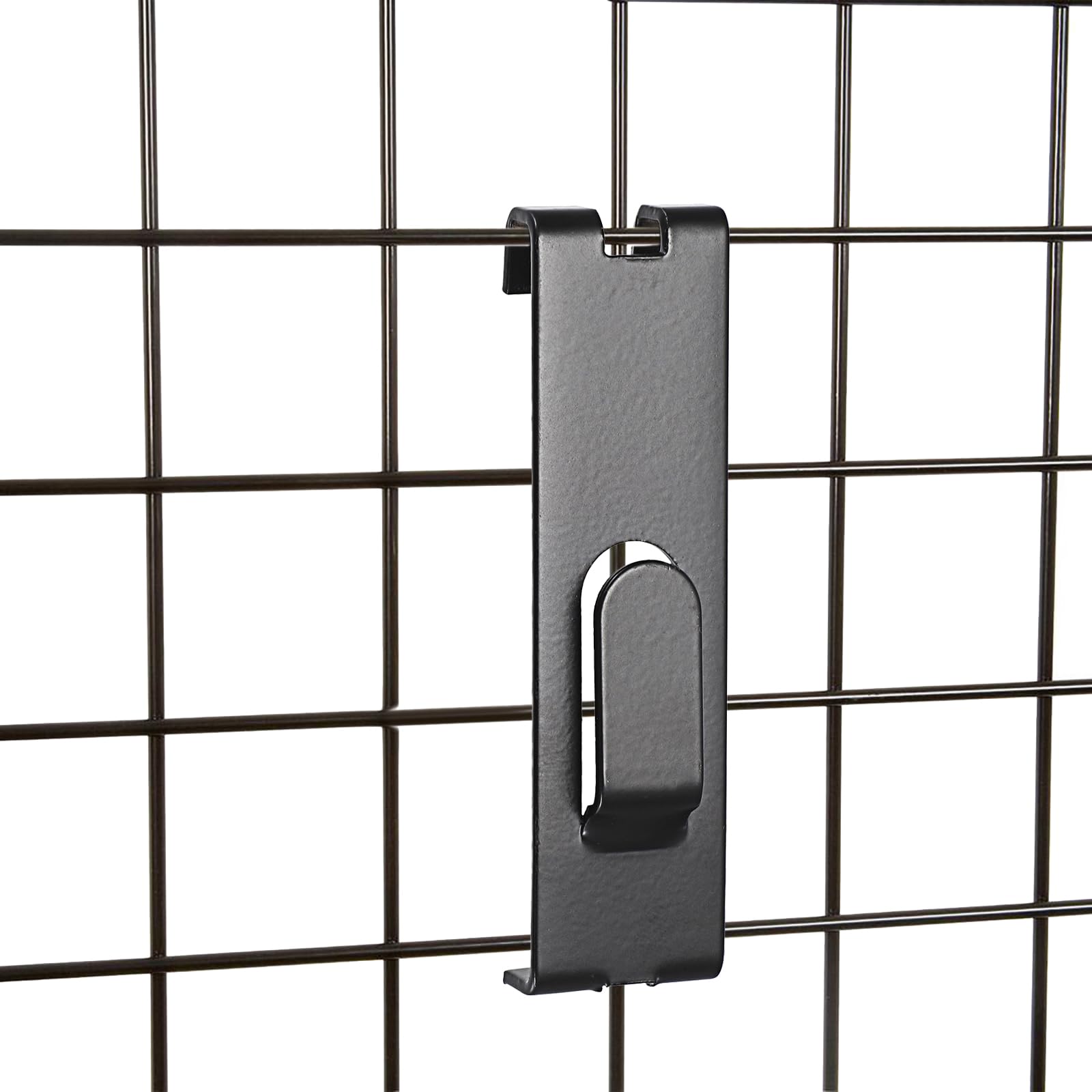 IGNPION Lot de 35 crochets de suspension en métal pour tableau de bord, panneaux d'affichage, crochets encoches pour cadre photo, œuvres d'art commerciales, accessoires de grille pour magasin