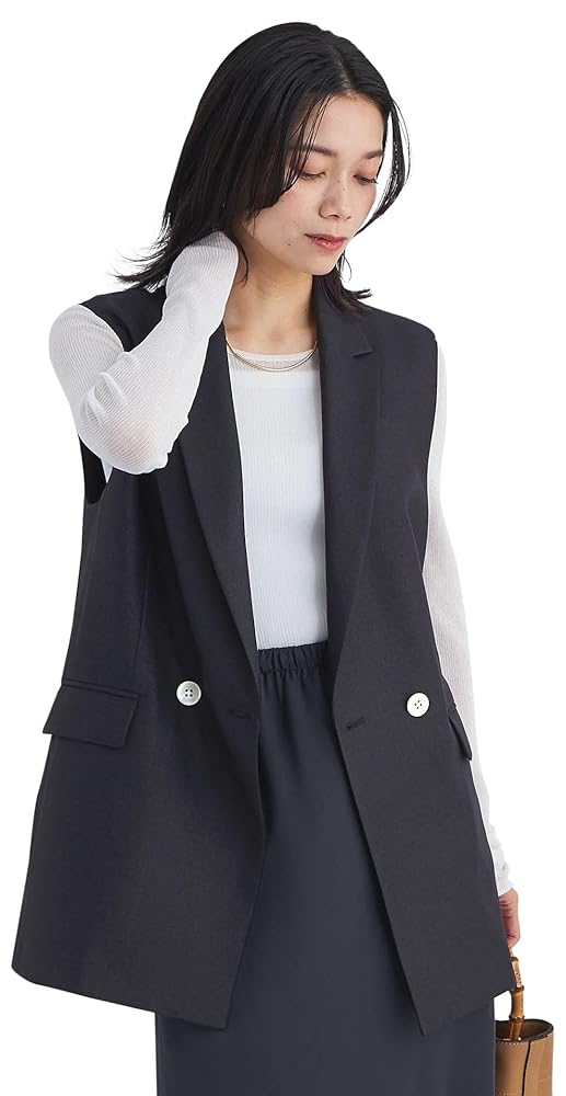 新品⭐︎ green label relaxing リネンライクジレ M ネイビー Amazon | [ユナイテッドアローズ グリーンレーベル リラクシング