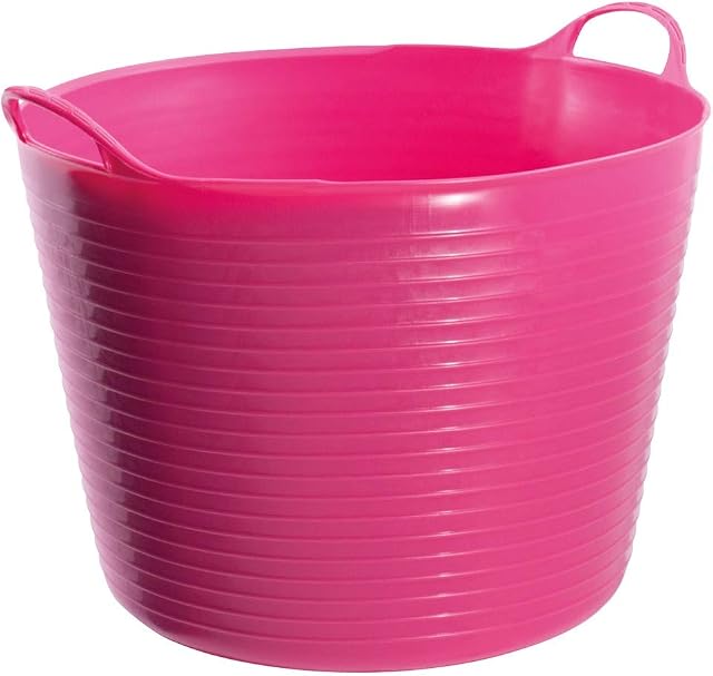 Perry Equestrian Perry Equestrian Garden Trug/Flexi Tub/Trug Tub/Gorilla Bucket 42L Pink