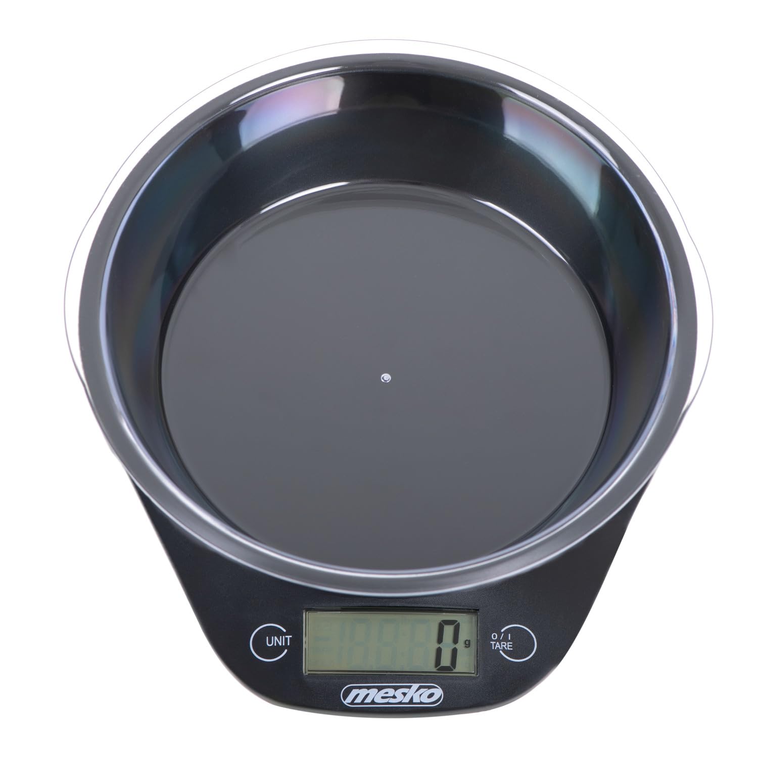 Mesko MS 3164 waga kuchenna z miską 700 ml, maksymalna waga 5 kg, cyfrowa, precyzyjna waga do gospodarstwa domowego z funkcją tarowania, waga elektroniczna, precyzja do 1 g, czarna, 21 x 19 x 6 cm