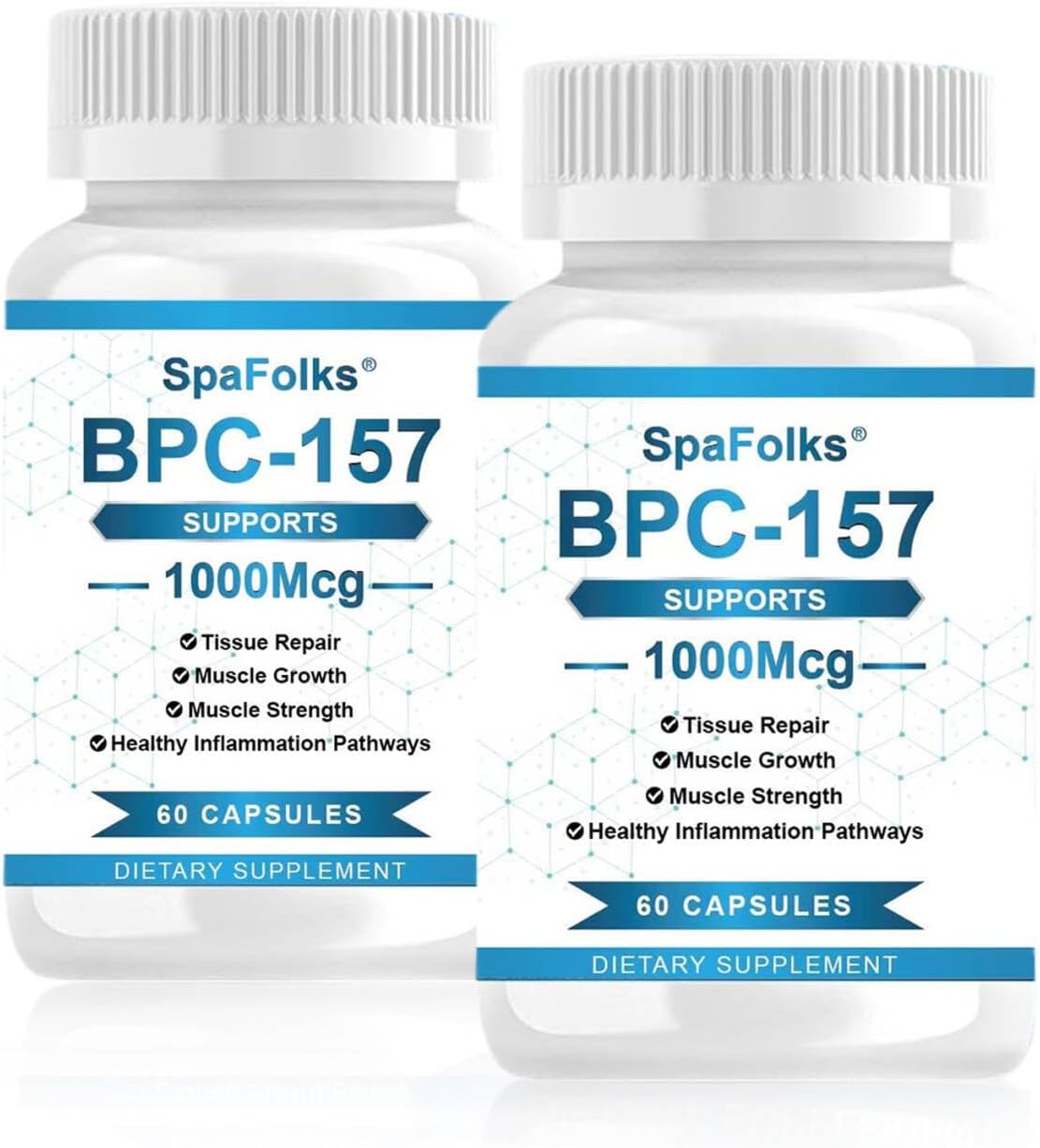 2 Bottles 𝐁-𝟭𝟱𝟳 Peptide Capsules, New Protective Compound 157, 120Pcs