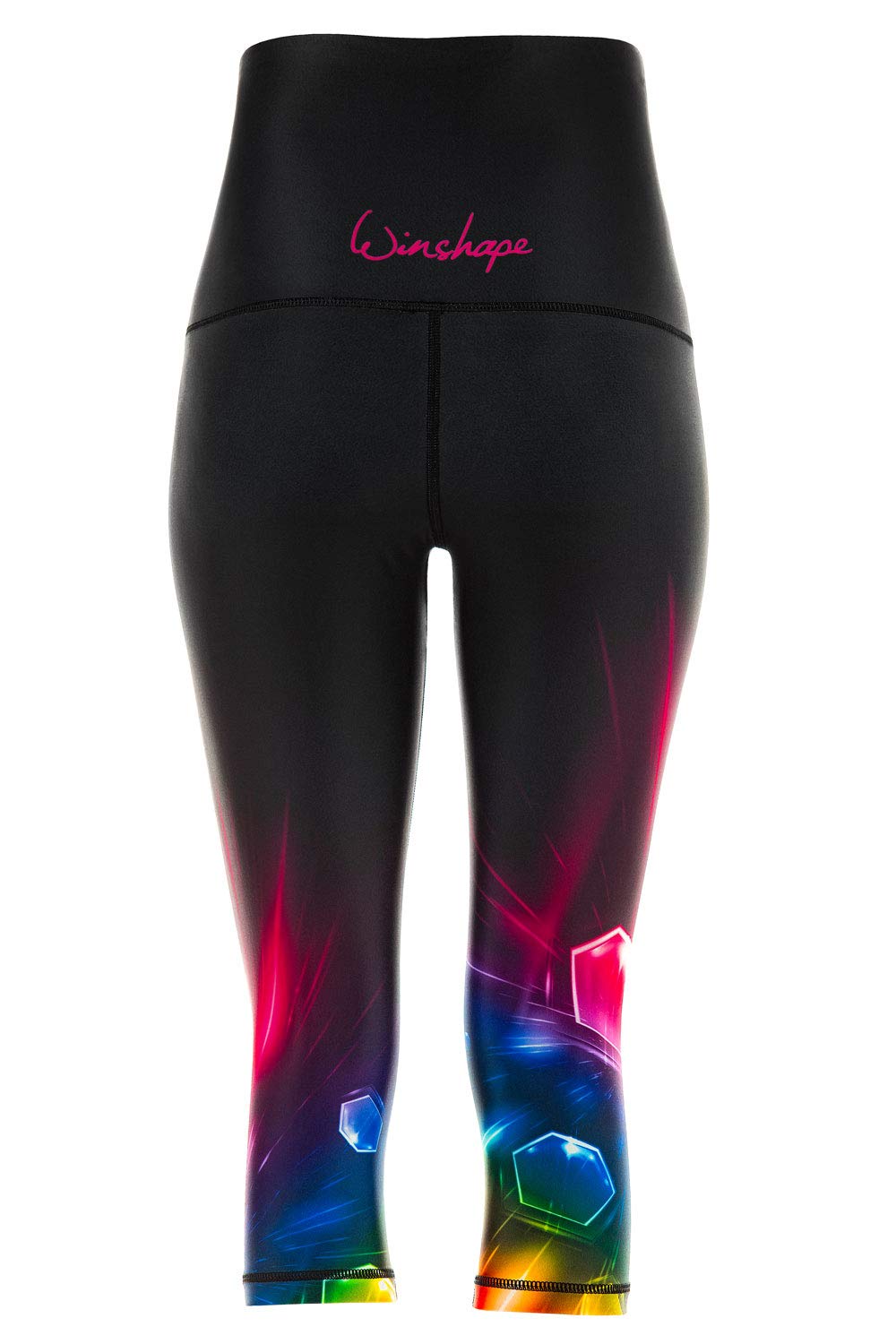 WINSHAPE Winshape Damen Functional Power Shape 3/4-tights Leggings Anti-rutsch "High Waist" Hwl202, Cosmic, Winshape Slim Style Fitness Freizeit Sport Yoga Workout - ¾ legginsy Kobiety