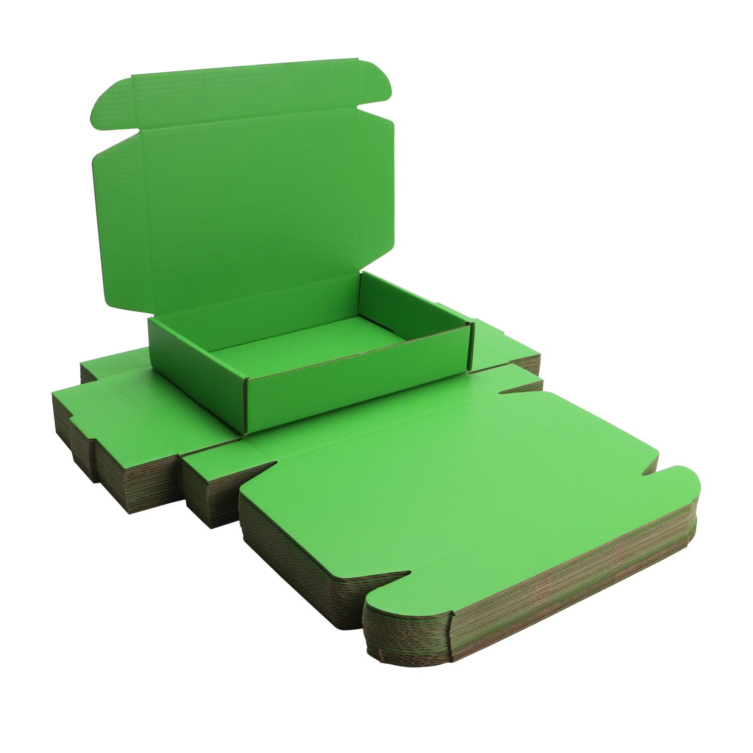 Shipping Packaging Dark Green Boxs KAXILU 20pcs Shipping Boxs L10.5xW6.3xH2 inch Suitable E-Commerce Packaging