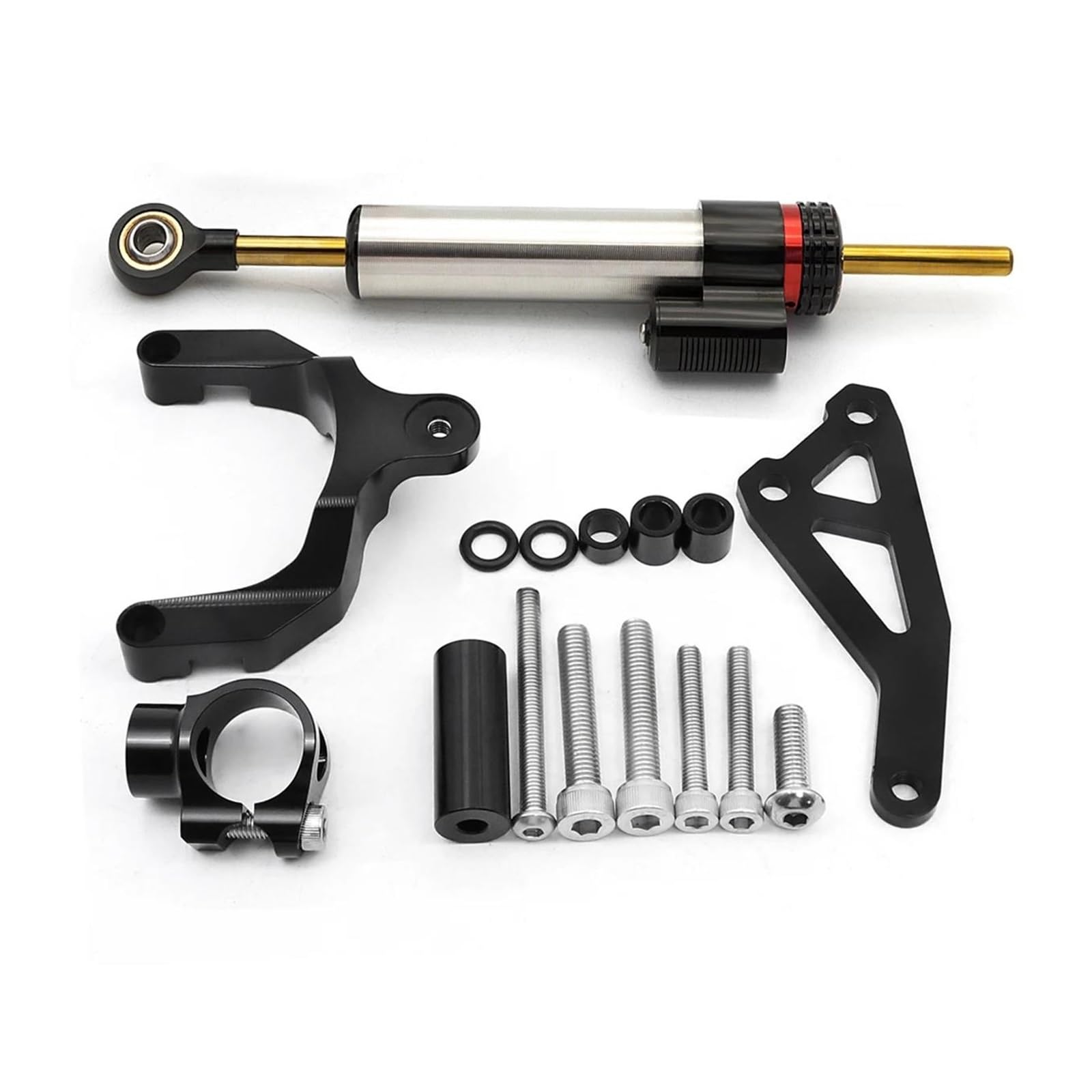 Motorrad-Lenkungsdämpfer-Stoßdämpfer-Montagehalterungssatz Für Suzuki GSR750 2011–2015 GSR600 2006–2010 (Color : Set 7)