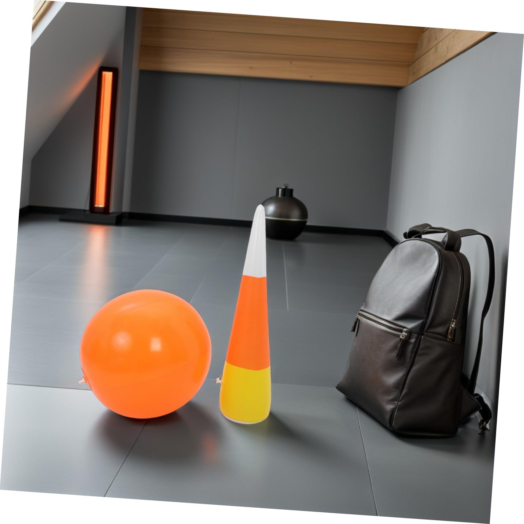 Gatuida Bolos Hinchable para Set de Bolos y Pelota de Seguro y para Interior y Exterior para Actividades Grupales y Desarrollo Motriz