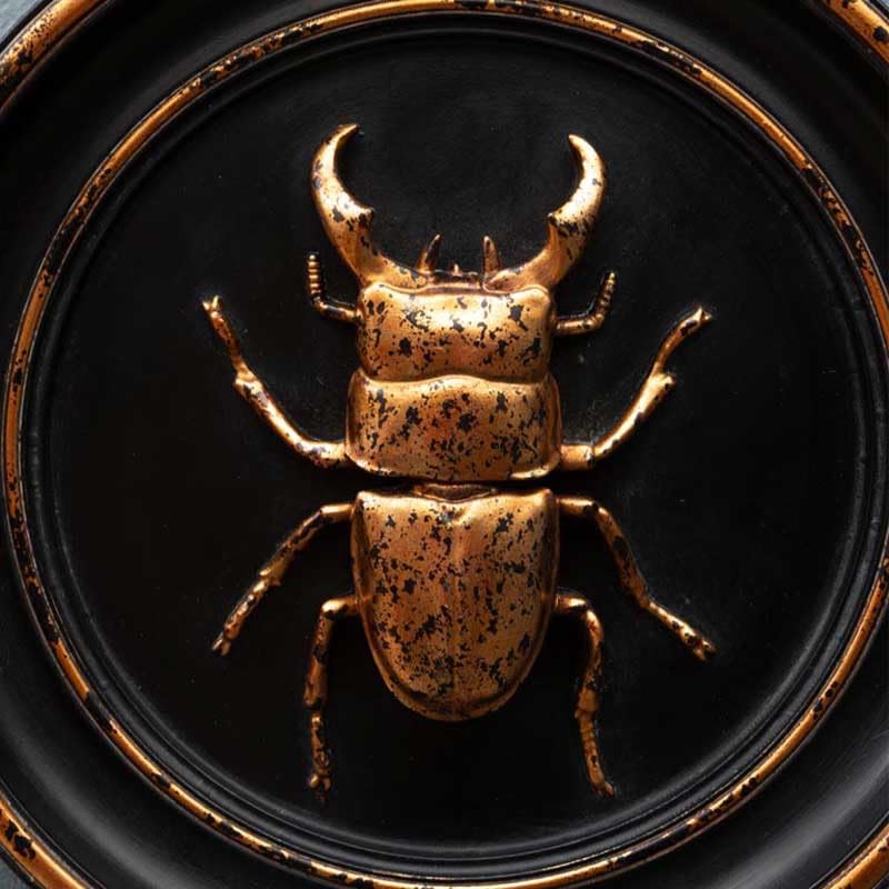 Zerodeko Scarabées Décoratifs Résine Décoration Intérieure Ornement Artisanal pour Bureau