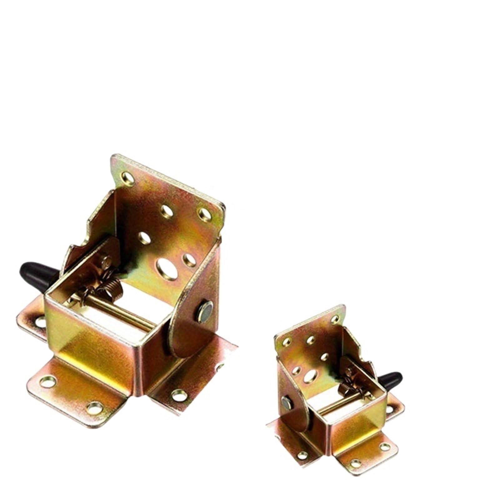 Kdhcvkz 4Pcs-Golden 4Pcs 90 Degree Folding Bracket Folding Hinges